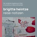 Ausstellungsplakat in Grau- und Rosa-Tönen